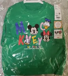 UNIQLO ミッキー トレーナー 110cm グリーン