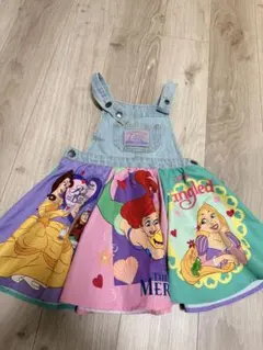 ディズニープリンセス ジャンバースカート 110cm