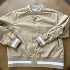 美品ビームスボーイChampion ベージュ ジャンパー