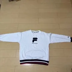 FILA ホワイト スウェット トレーナー