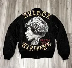 【希少】AVIREX USA MA-1 フライトジャケット ブラック