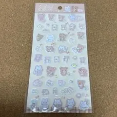 サンエックス　リラックマ チャイロイコグマのぎゅ〜っとぬいぐるみ　シール