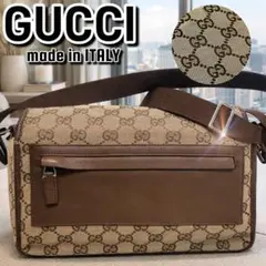 BOX型✨GUCCI✨グッチ✨ショルダーバッグ✨メッセンジャーバッグ✨GG柄✨