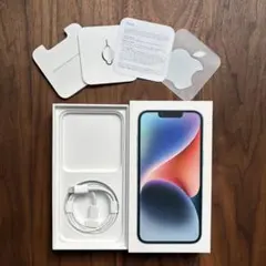 【lightningケーブル付】【空箱】iPhone14付属品有り美品。