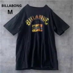 ビラボン BILLABONG Tシャツ 半袖 黒 ブラックM 古着 ロゴ