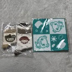 【新品未開封】CO・OP コーすけグッズセット（靴下＆ハンドタオル）のサムネイル