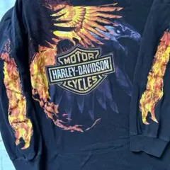 00s ハーレーダビッドソン イーグルフレイム ラスベガス ロンT 長袖tシャツ