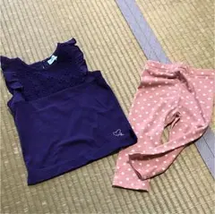 値下☆ 訳あり 新品 ハッカベビー 90cm程 カットソーのみ 検）プティマイン