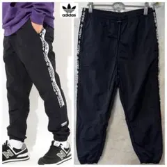 アディダス トレフォイル ロゴ トラックパンツ ナイロンパンツ ボトムス
