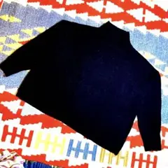 BLACKブラックハネックニット 長袖