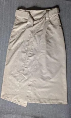 ZARA BASIC ベージュ 巻スカート S