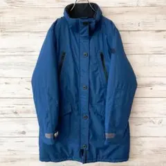 美品 ザノースフェイス ダウンコート 青 XL