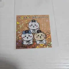 ちいかわ ジャイアンツ ノベルティ ステッカー ちいかわ ハチワレ うさぎ