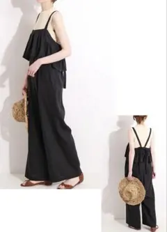 IENA LA BOUCLE♡リネンフリルサロペット 2025年最新】iena la boucle リネンフリル サロペットの人気