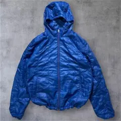 【レアY2K】UNIQLO 中綿 ブルゾン テック サイバー リバーシブル　L