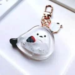 *. 匿名配送.*シマエナガ型チャーム　レジン　ハンドメイド
