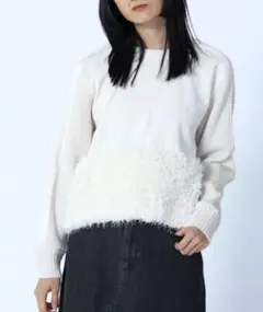 ラシュッドBOX♯4より★長袖異素材MIXpo★17000円★試着無し新品未使用