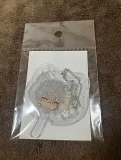 あんスタ　ナンジャタウン　ナンジャ　ミニうちわキーホルダー　大神晃牙