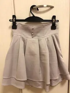 evelyn ダブルフレアスカート ピンク