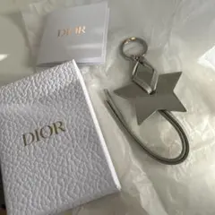 Dior 星型キーホルダー シルバー