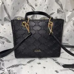 dazzlin ブラック　ショルダーバッグのサムネイル