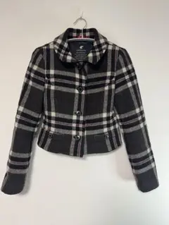 【美品】LOVELESS ショートチェックジャケットのサムネイル