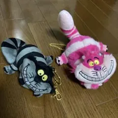 チェシャ猫 ぬいぐるみ キーチェーン付きエコバッグ　チャーム