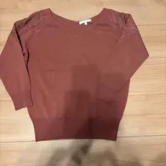 PROPORTION ピンク Vネック ニット FRのサムネイル