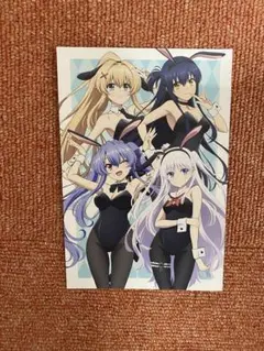 サマポケ　バニーガール　集合絵　特典ポストカード