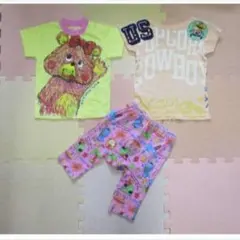 Bit'z JAM 半袖 Tシャツ Bit'z モンキーパンツ 90 80 3点のサムネイル