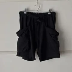 コムデギャルソン 15AW ユニセックス バルーンショーツ ポリ縮 黒