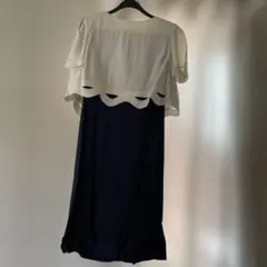 ミスアシダ7号ボレロ付きノースリーブワンピースのサムネイル