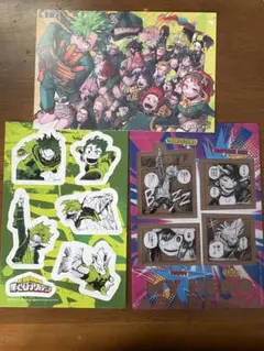 ヒロアカ　ステッカー、ポストカード