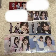 4L58： 櫻坂46 浅井恋乃未 摩擦係数 新参者 赤白 赤緑 水色 生写真