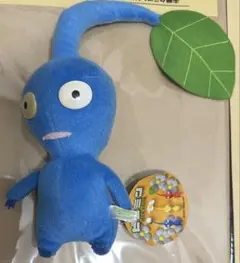 青ピクミン ぬいぐるみ マスコット タグ付き 2001年 当時物 レア