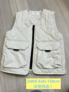 ザラキッズキルティング ベスト 中綿　120