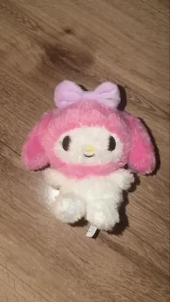 マイメロディ ぬいぐるみ キーチェーン付き