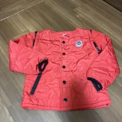 お値下げ【美品】赤　キルティング　ジャケット 120 ベスト　2way
