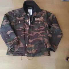 HOUSTON 迷彩ボアジャケット