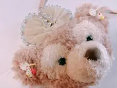 ディズニーシーシェリーメイぬいぐるみポシェットコインケースパスケース中古