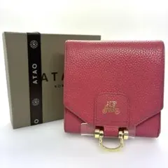 ATAO ロトロ／大容量の二つ折り財布 マゼンタのサムネイル