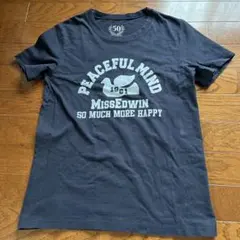 Miss EDWIN Tシャツ ネイビー Lサイズのサムネイル