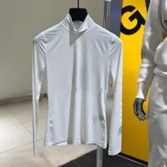 新品】サウスケープ レディースゴルフ長袖○袖メッシュ インナー白