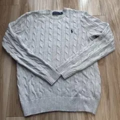 POLO RALPH LAUREN ケーブル編みセーター XS