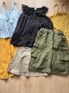 女の子 130 夏服 5点まとめ売り BREEZE GLOBAL WORK