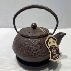 未使用品　南部岩鋳三代目清末造　０.３型アラレ 砂鉄急須　和銑　南部鉄瓶 2025年最新】岩鋳 急須の人気アイテム - メルカリ