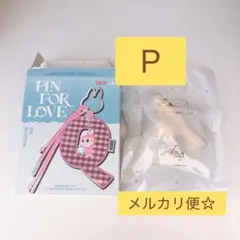 LABUBU ラブブ　Pin for Love ペンダント　イニシャル　P