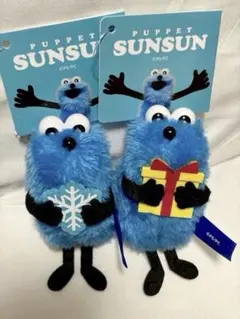 【GiGO限定】パペットスンスン マスコット スノー(snow)&プレゼント