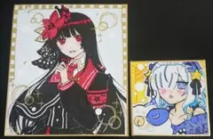 【訳あり】魔法少女ノ魔女裁判　夏目アンアン　二階堂ヒロ　手描きイラスト