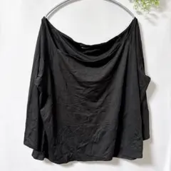 OLD NAVY 【4X】ブラックオフショルダー 大きいサイズゆったり1点物